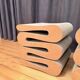 Pair of Wiggle Stools by Frank Gehry, Vitra, 1990s