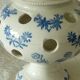 Vase pot a crocus en terre d'acier saint uze drome france