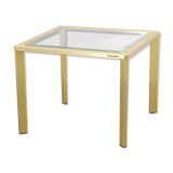 Pierre Vandel mid century coffee table brass