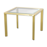 Pierre Vandel mid century coffee table brass