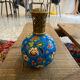 Berger lamp in enamels by Longwy LY Sévigné