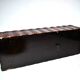 Antique glove box in Red China Lacquer decorated with golden birds