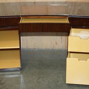 Art Deco Desk Ralph Lauren Macassar & leather