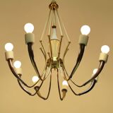 1950s Italian Spider Chandelier By Oscar Torlasco