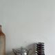 Set of 6 stainless steel bowls 1970