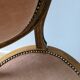 Fauteuil Louis XVI patine et velours ancien