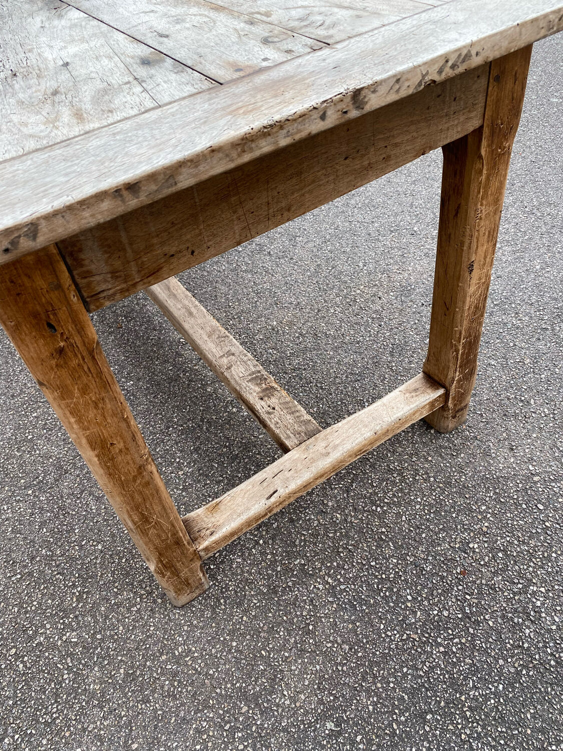 Walnut farmhouse table