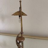 Lampe bronze Hakuli Israël années 50