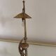 Hakuli bronze lamp from Israel, 1950s