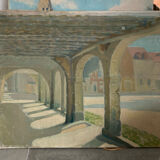 Oil painting The Colonnade