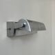 Vintage adjustable wall lamp, chrome-plated metal, modernist, France, 1940