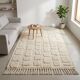 White Berber rug size 1.5/2.5 m