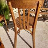 5 vintage Baumann bistro chairs