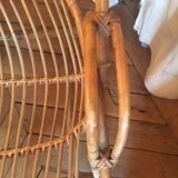 Sofa bench into rattan