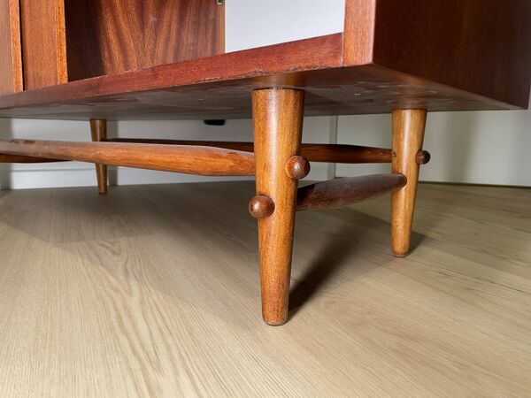 Cabinet de bar vintage des années 50 / Buffet modernisme d'Europe de l'Est