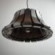 Vintage metal pendant attributed to Elio Martinelli for Martinelli Luce, Italy, 1960s.