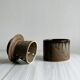 Beurrier en grès, poterie artisanale