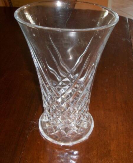 Vase cristal annees 1970