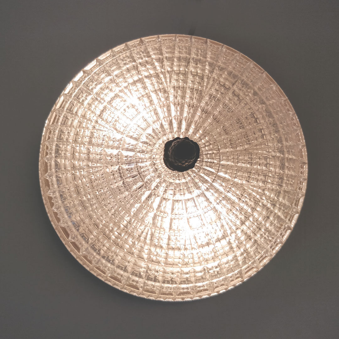 Lucien Gau glass and brass ceiling