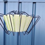 Bardot chandelier in gingham