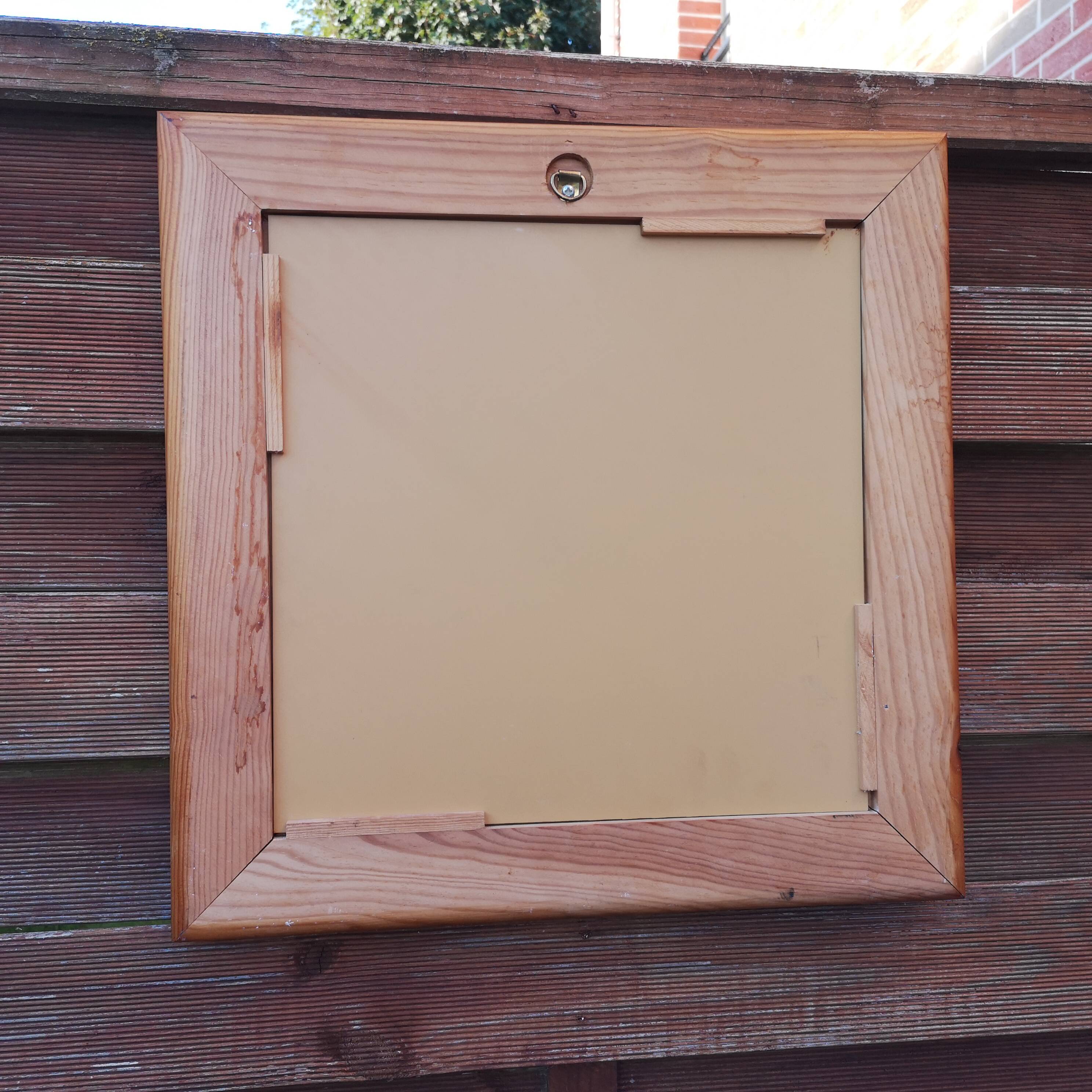 Large Vintage Solid Pine Mirror - Regain Style - 1980