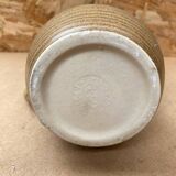 Ancien pichet digoin grès beige made in france vintage