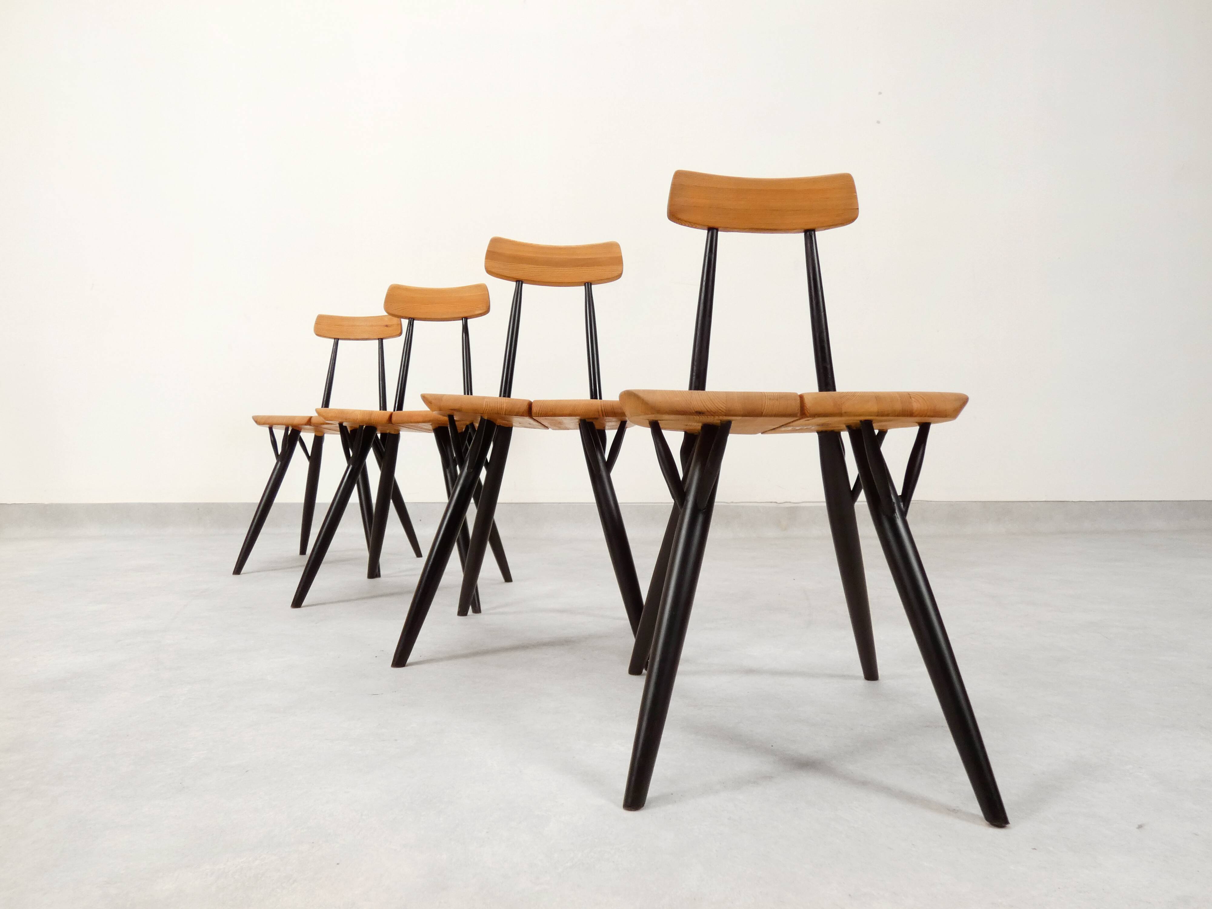 Ilmari Tapiovaara “Pirkka” dining set for Laakan Puu Finland