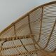 Mid century bamboo an iron pod chair, 1960s