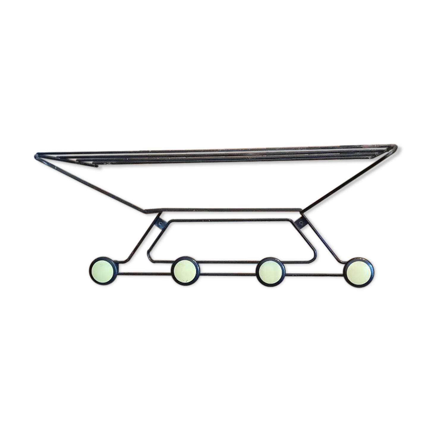 Wall-mounted coat rack, 1960s