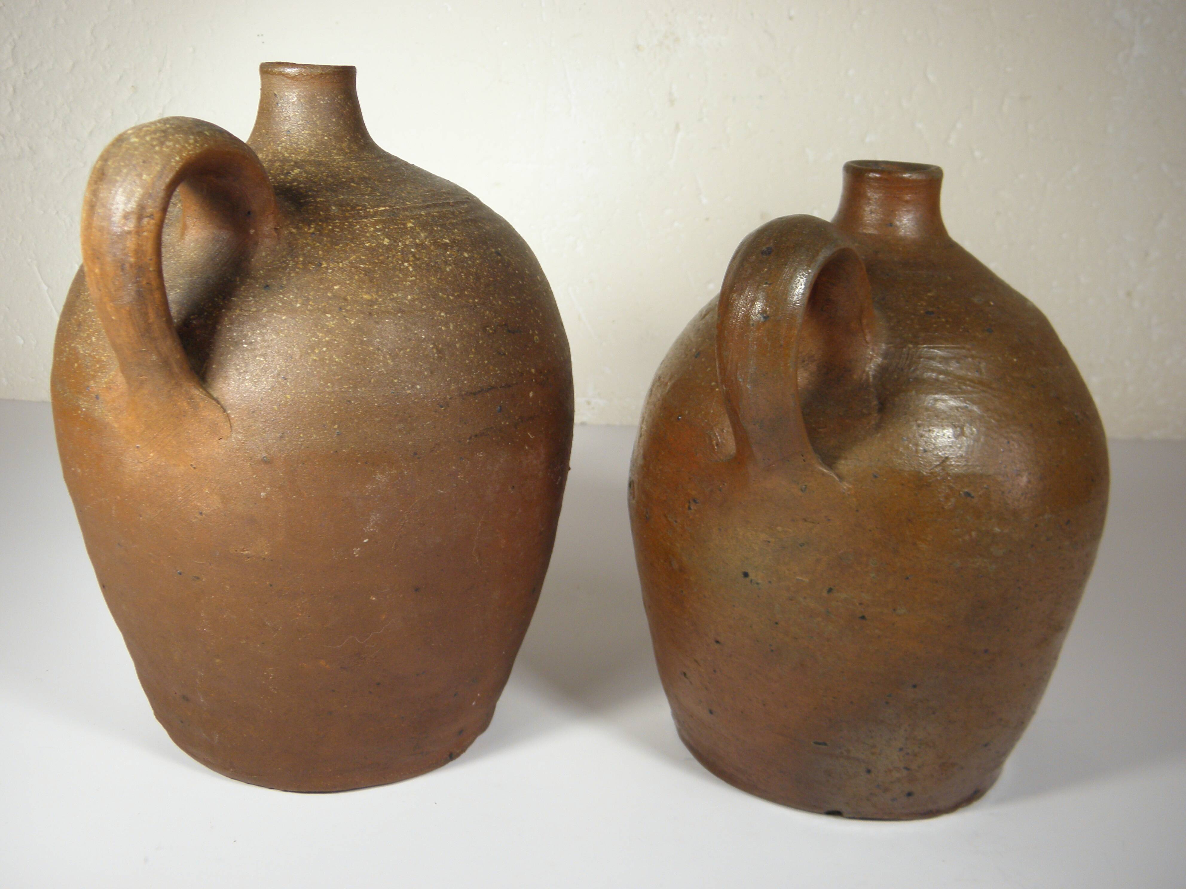 Lot of two old stoneware jugs