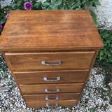 High chest of drawers/Vintage ragpicker compass feet