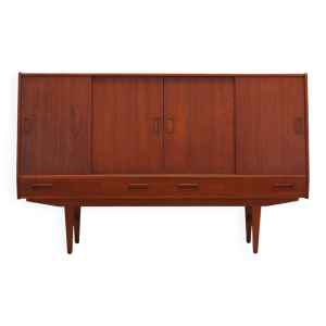 Buffet haut en teck, - fabrication