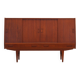 Buffet haut en teck, design danois, années 1960, fabrication : Westergaards Møbelfabrik