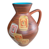 Vase vintage céramique West Germany années 70