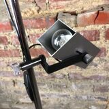 Vintage chrome steel floor lamp 80'S