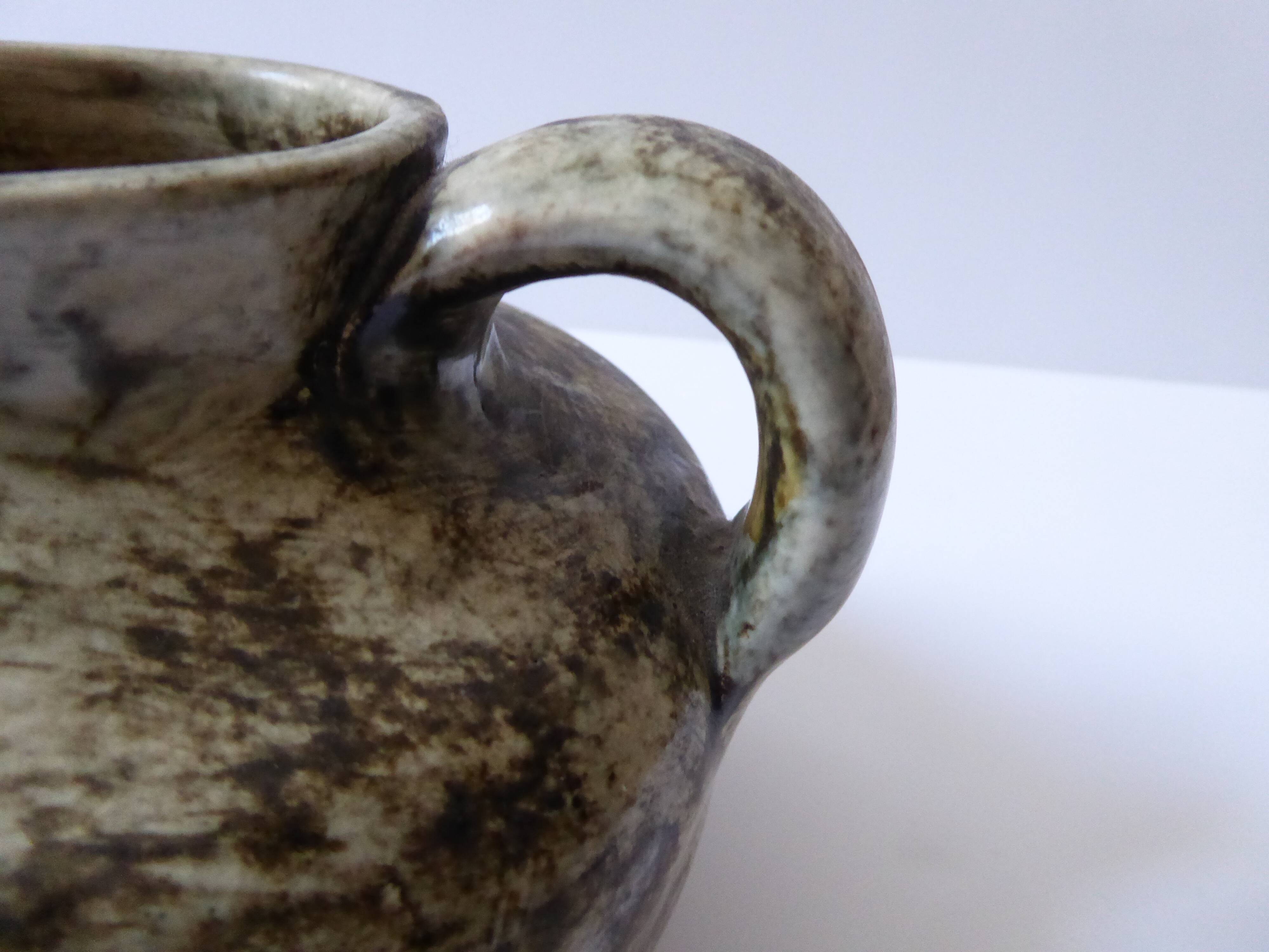 Signed pitcher in Ceramics from the 50s