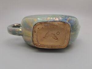 Art Deco Iridescent Jug with Lustre Drip Glaze from Rambervillers, 1920s