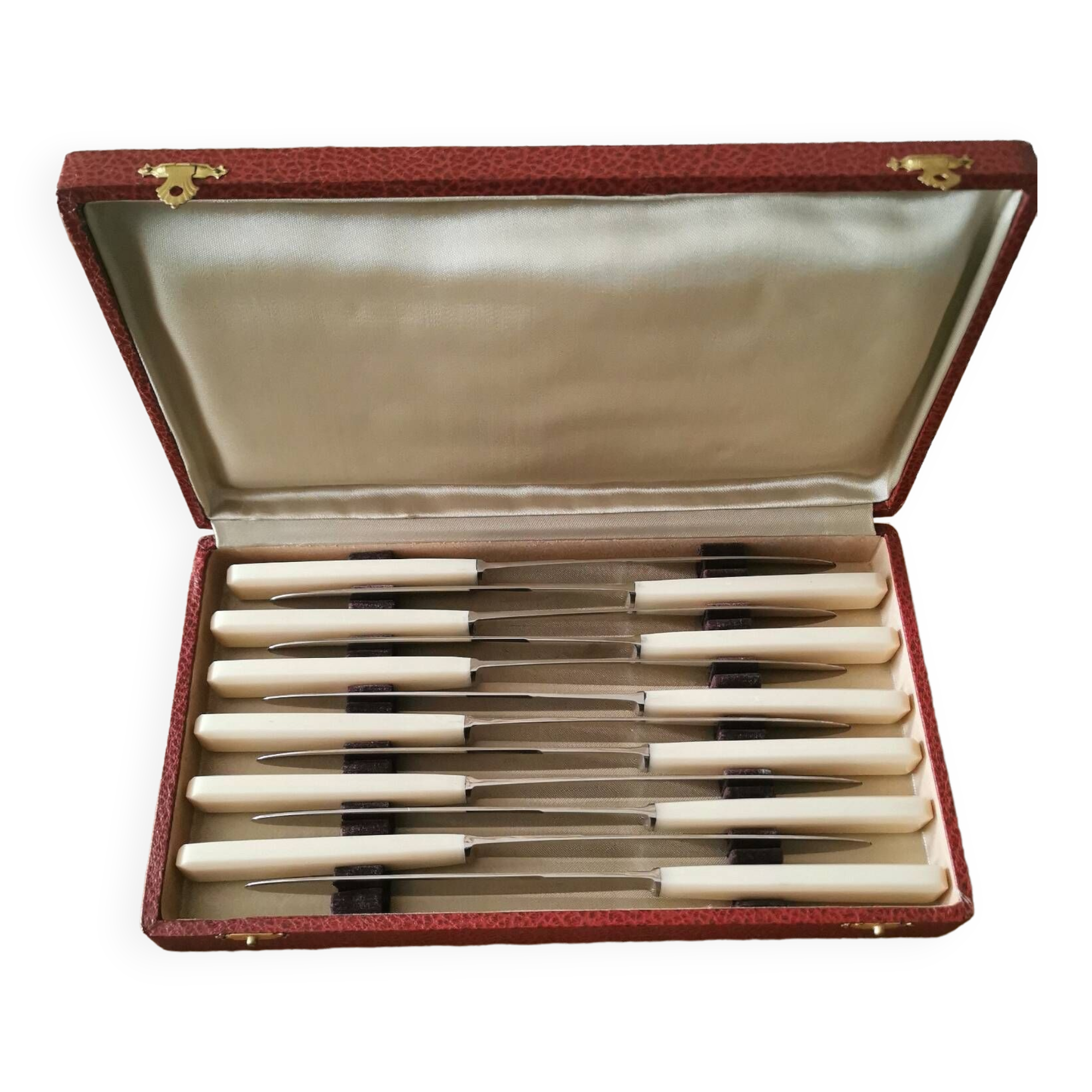 Box of 12 vintage, art deco knives