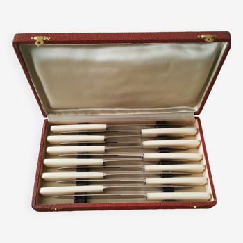 Box of 12 vintage, art deco knives