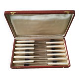 Box of 12 vintage, art deco knives