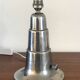 1930s Art Deco lamp in chrome with recycled cotton shade