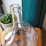 Transparent demijohn vase