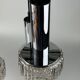 60s 70s 3-flame cascade lamp from Staff Leuchten Germany chrome glass