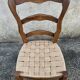 Louis Philippe chair, woven seat, late 19th century.