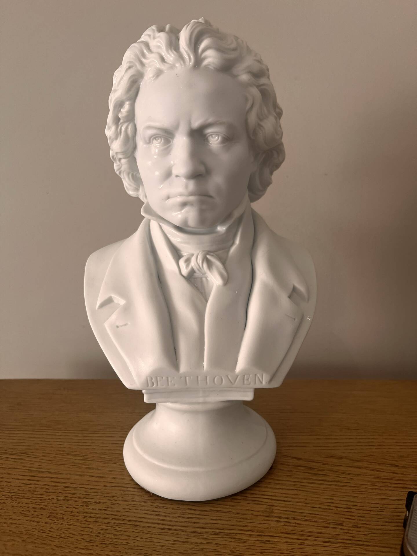 Beethoven bust in porcelain