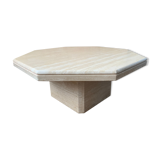 Travertine coffee table