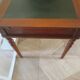 minister's desk - 2 drawers - solid wood - faux leather writing pad - Louis Philippe