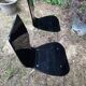 Lot de 2 chaises plexiglas vintage