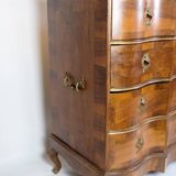 Chest Of Drawers Made In Walnut & Fruitwood From 1760s