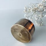 Vintage mother-of-pearl and brass box